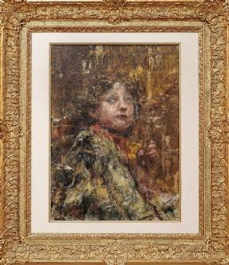 Antonio Mancini (1852-1930) "O coroinha"